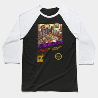 Super Hoarder, Classic 8-bit game Baseball T-Shirt